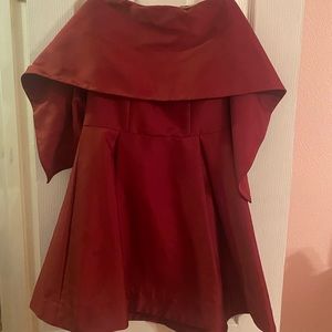 Off the shoulder flare dress